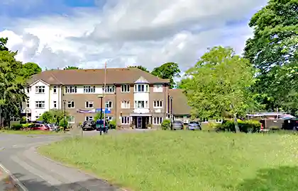 Exterior view of Greenacres care home in Banstead