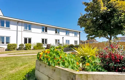 Exterior view of Cavell House care home in Shoreham-by-Sea