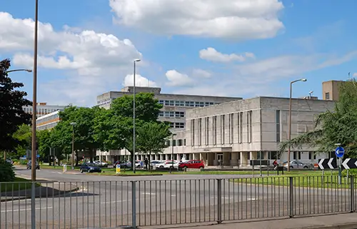 View of the Town Hall, Crawley