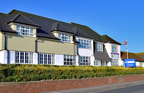 Exterior view of Drumconner Lancing care home in Lancing