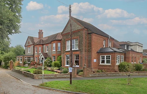 Exterior view of Greystoke Manor care home in Worthing