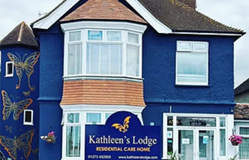 Exterior view of Kathleen's Lodge care home in Shoreham-by-Sea