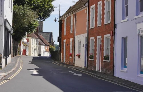 View of a street in Petworth, West Sussex