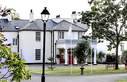 Exterior view of Westergate House care home in Fontwell, Arundel